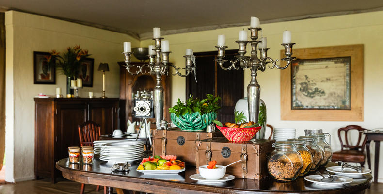 Main areas at Cottars 1920s Camp