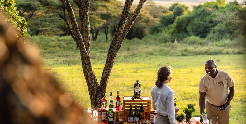 Sundowners at Cottar's 1920 Camp