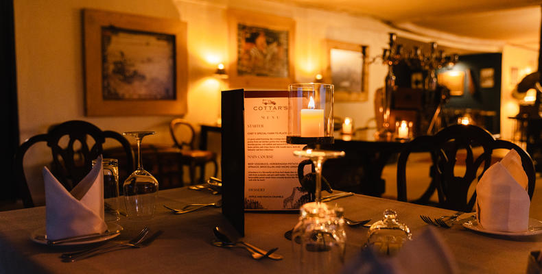 Dining at Cottar's Camp