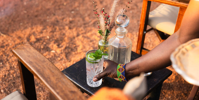 Sundowners at Cottar's Camp