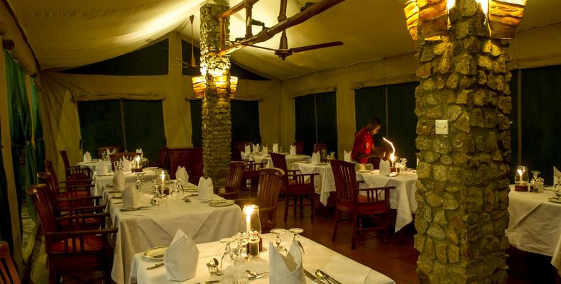 Dining tent