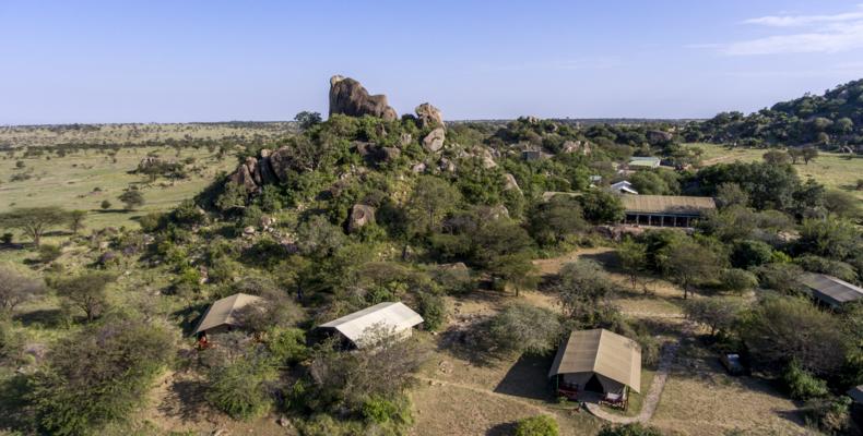 Mbuzi Mawe Camp (Aerial View)