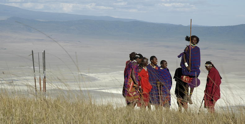 Jumping with the Maasai