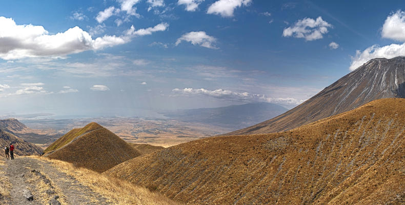 Leonotis Camp to Lake Natron camp views 