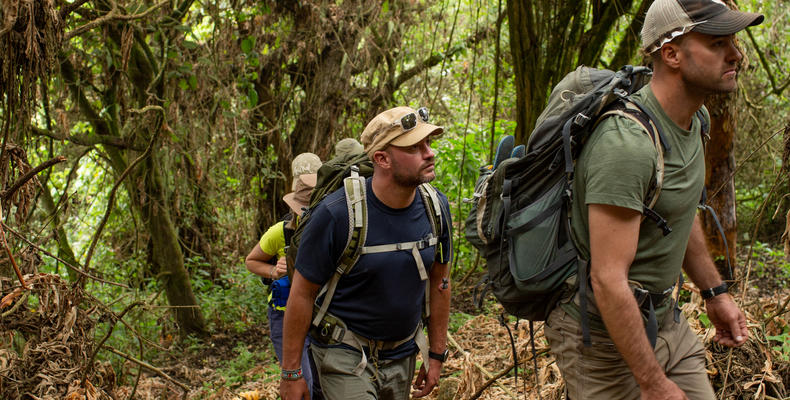 Taking an off the beaten track route away from any roads