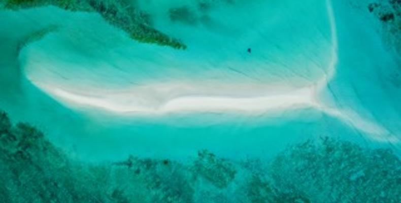 Sandbank at Manta