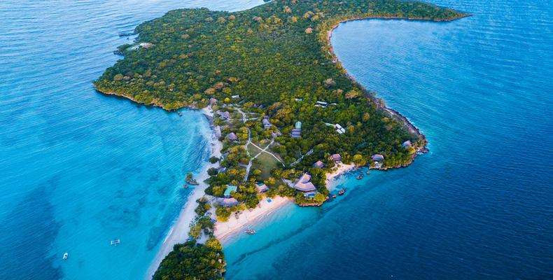 Azura Quilalea Private Island - Aerial View