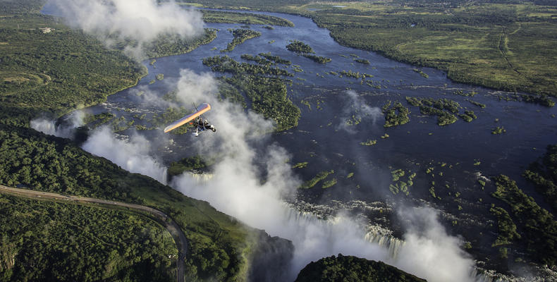 Microlight Flight over the Falls 