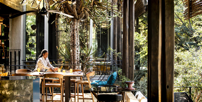 Singita Sweni Lodge Outdoor Dining