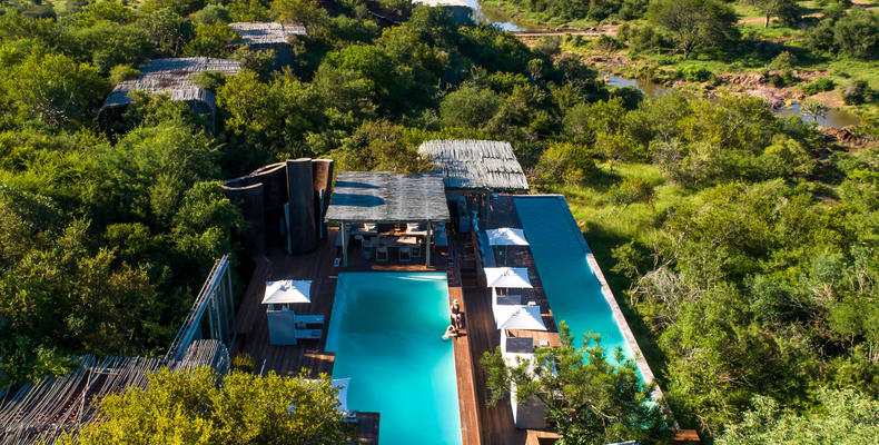 Singita Lebombo Aerial View