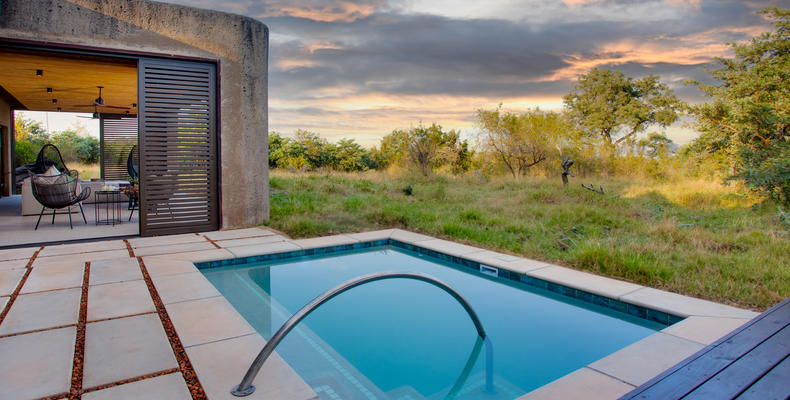 Amber Villa Pool Area