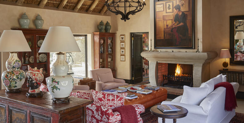 Malewane Lodge Royal Suite Lounge