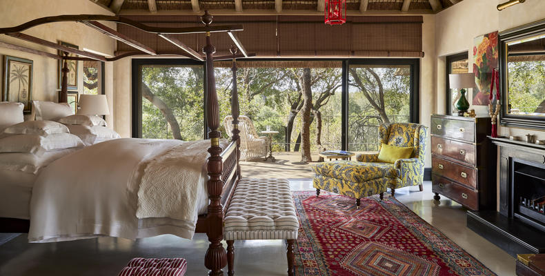 Malewane Lodge Royal Suite Bedroom