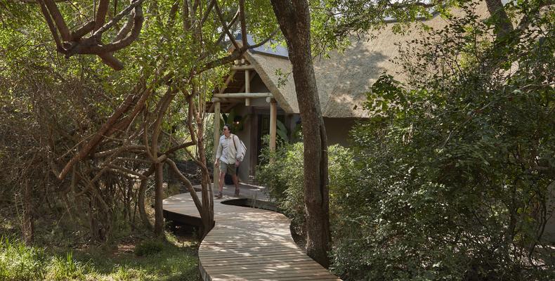 Malewane Lodge Luxury Suite Entrance