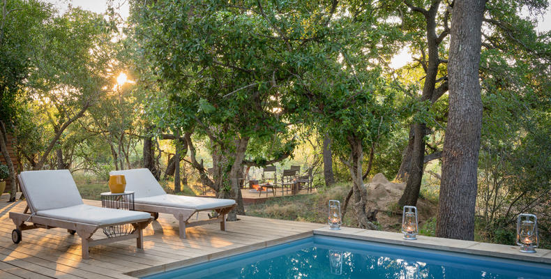 Waterside House private deck