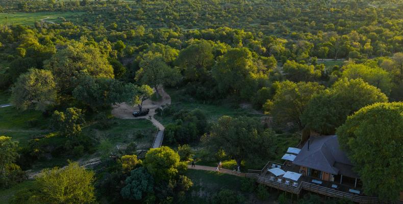 MalaMala Camp From Above