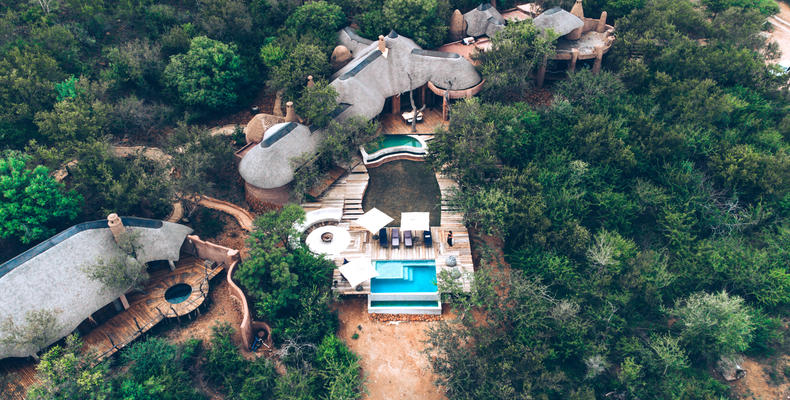 Dithaba Camp - Aerial view