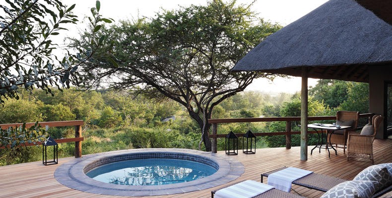 Londolozi Pioneer Camp - Private outdoor deck