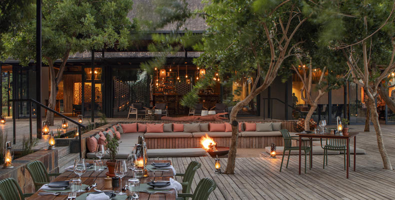 Lion Sands River Lodge -  Fire Deck