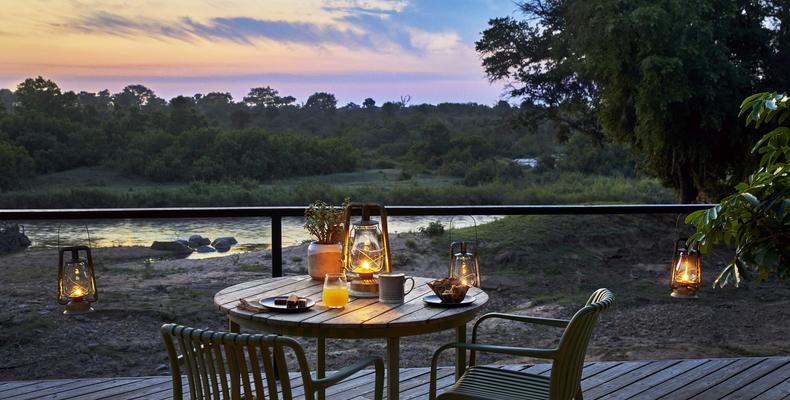 Lion Sands River Lodge - Deck View