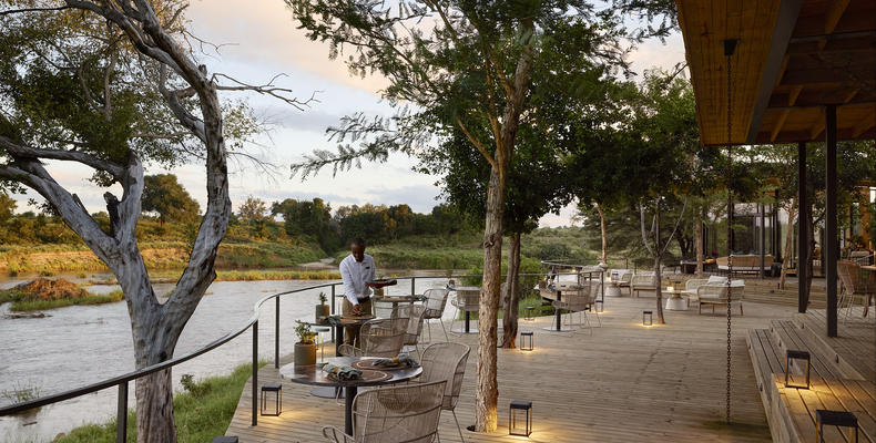 Lion Sands Ivory Lodge - Dining Deck