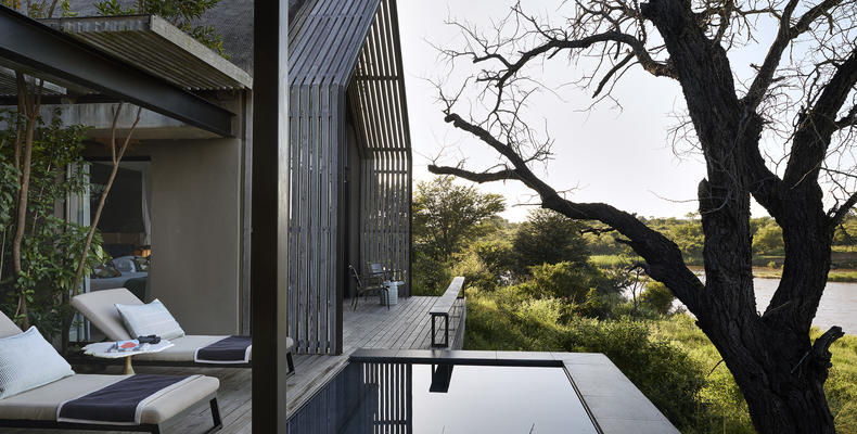 Lion Sands Ivory Lodge - Suite - Exterior Plunge Pool