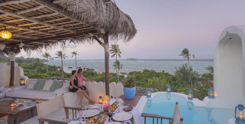 Matemwe Retreat - Private dinner set up