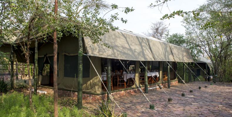 Dining tent