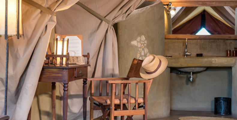 Inside Tent