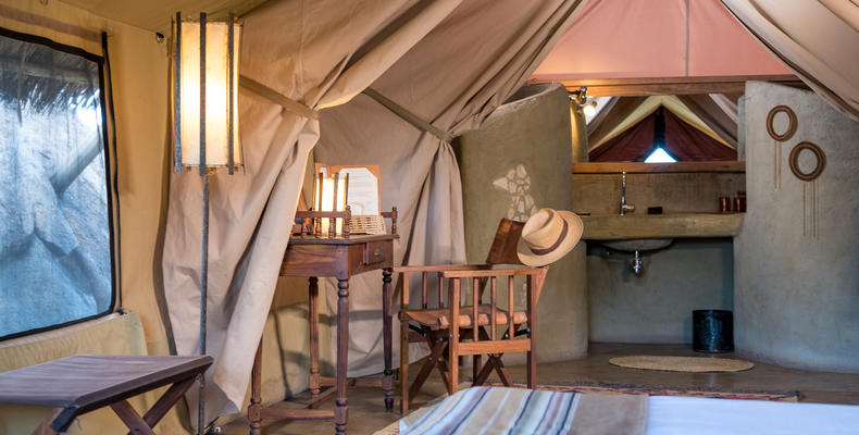 Inside Tent