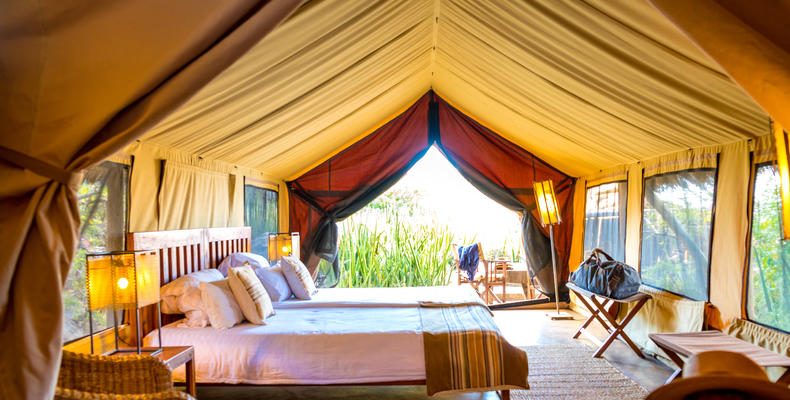Inside Tent