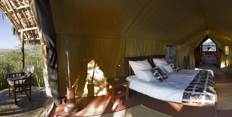 Inside Tent