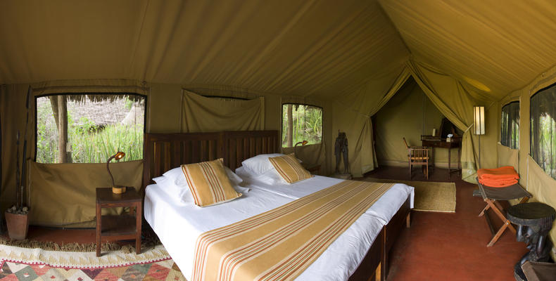 Inside Tent