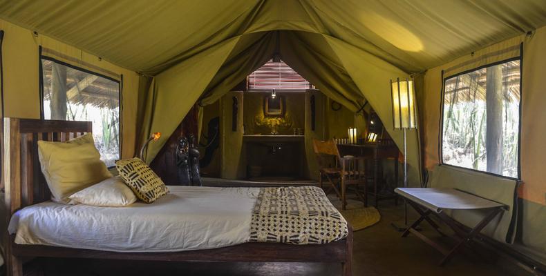 Inside Tent