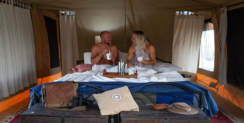 Coffee in bed