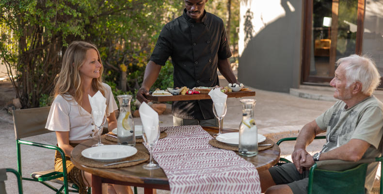 Dining Nsala Wilderness Camp