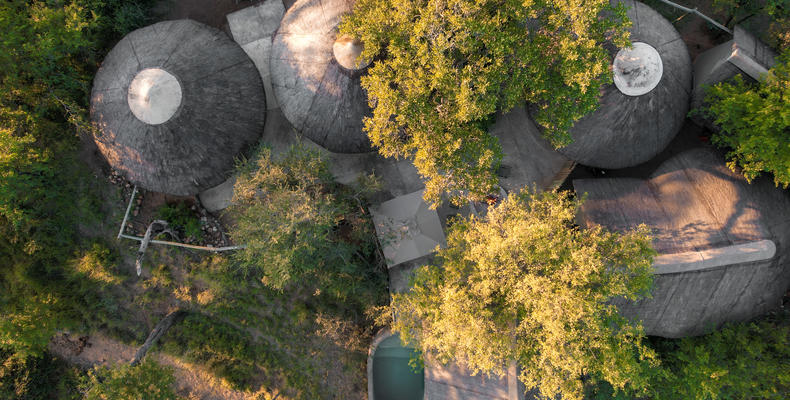 Aerial View Nsala Wilderness Camp 