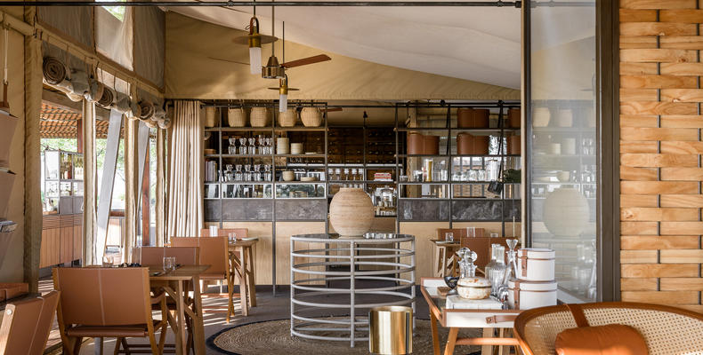 Singita Sabora Tented Camp - Dining Area