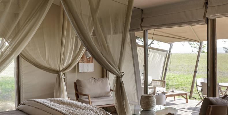 Singita Sabora Tented Camp Suite Interior