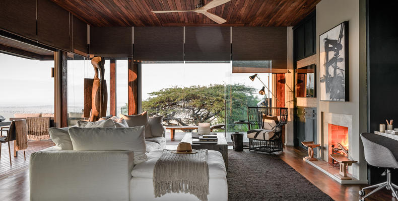 Hillside Suite at Singita Sasakwa Lodge