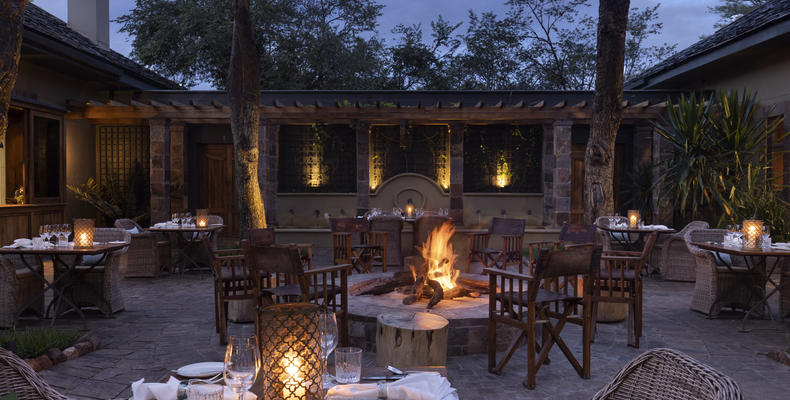 Singita Sasakwa Lodge Outdoor Dining