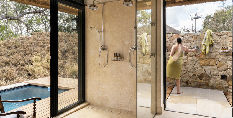Outdoor shower