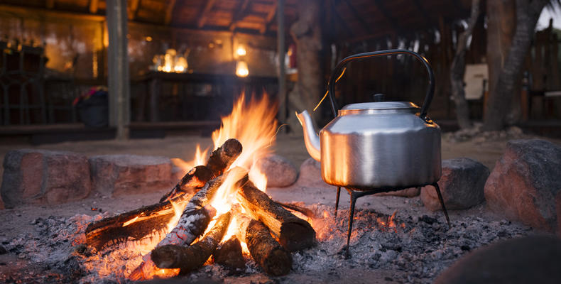 Relax around the camp fire.