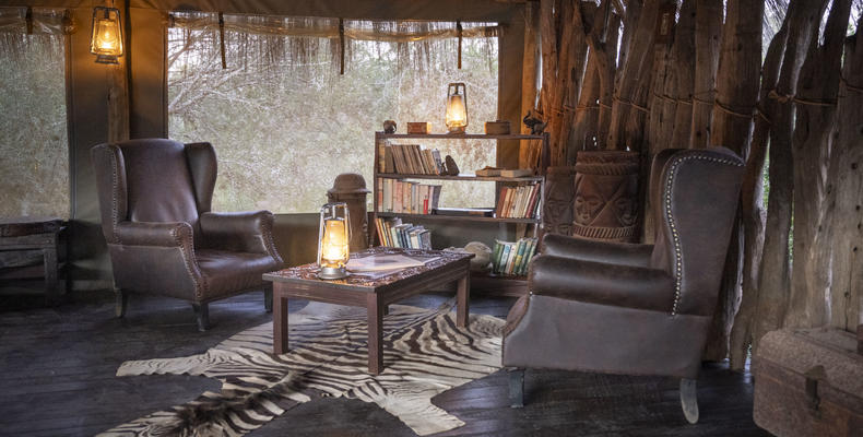 Camp library area