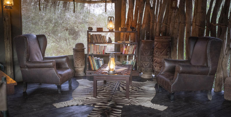 Camp library area