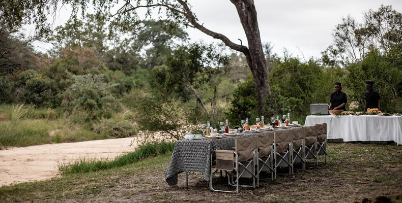 Shumbalala Breakfast stop 