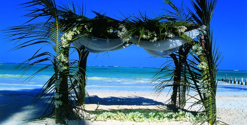 Breezes beach wedding canopy