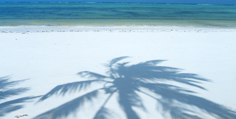 Breezes beach at high tide