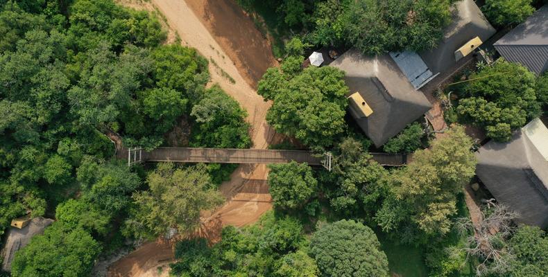 Aerial View Main Lodge