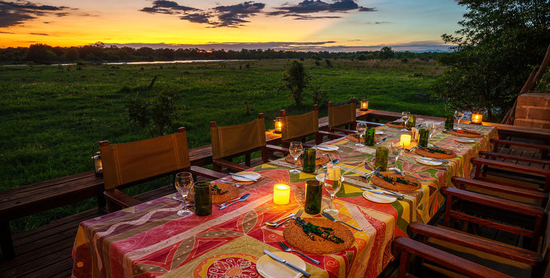 Zungulila dining area